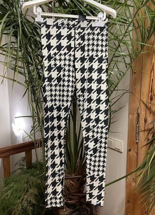 Легинги в «гусиную лапку»