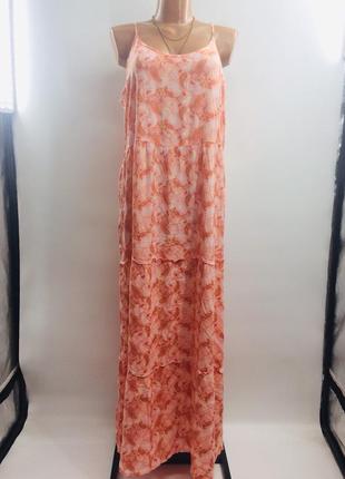 Шикарный брендовый нежный сарафан 100% вискоза,из германии