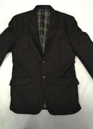 Пиджак стильный t4l, hand tailoring, s (46), шерсть, качество, как новый!5 фото