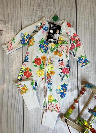 Сліп для дівчинки ромпер чоловічок 0-3 міс