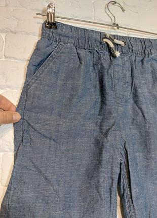 Фирменные легкие хлопковые шорты 10-11 лет2 фото