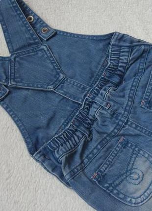 Big sale! джинсовый сарафан комбинезон юбка hema на 3 мес большемерит2 фото