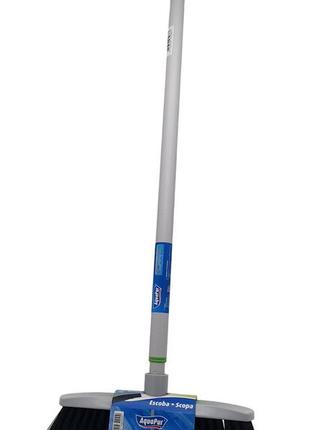 Метла - щетка с телескопической ручкой aquapur для уборки, веник1 фото