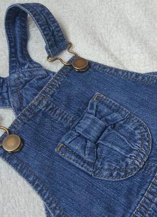 Big sale! джинсовый сарафан комбинезон юбка george на 9-12 месяцев4 фото