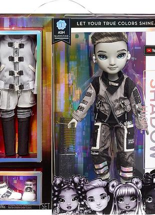 Лялька хлопчик рейнбоу еш сільверстон хай rainbow high shadow ash silverstone
