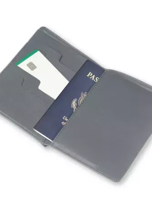 Обкладинка для документів, паспорта гаманець moleskine passport wallet lineage blue avio1 фото