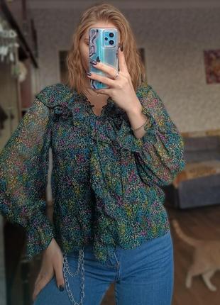 Напівпрозора блуза