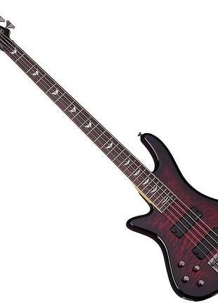 Бас-гитара пятиструнная левосторонняя schecter stiletto extreme-5 bchl/h