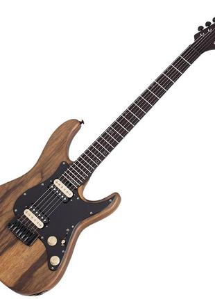 Электрогитара schecter sun valley ss exotic ht black limba ns