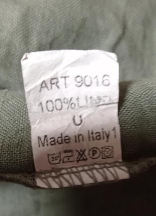 100%льняна неповторно гарна блуза ,італія,one size5 фото