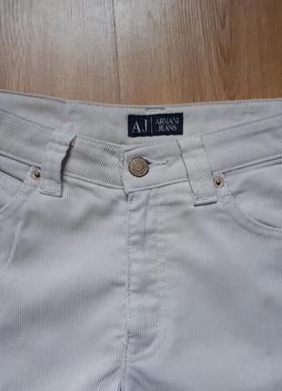 Вєльвєтові брюки armani jeans фірмові2 фото