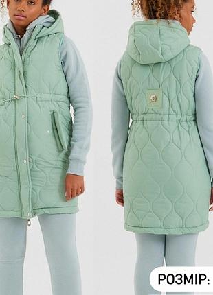 Костюм-трійка з подовженою жилеткою, м'ята, останній знижка шок💣