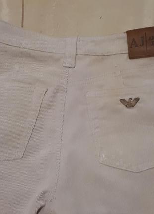 Вєльвєтові брюки armani jeans фірмові5 фото