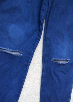Трендовые порваные джинсы zara на 5 лет рост 110 см3 фото