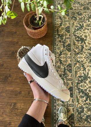 Кроссовки nike blazer mid '77 jumbo white/black