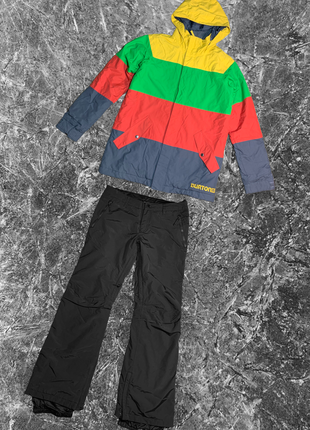 Гірськолижний лижний костюм куртка штани burton