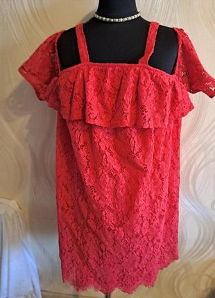 Сукня червона