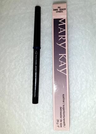 Механічний олівець для очей з ковпачком-стругачкою mary kay dark denim