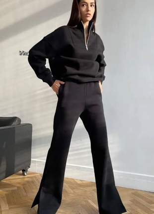 Жіночий прогулянковий костюм на флісі s-m m-l 6 кольорів sin1047-480sве