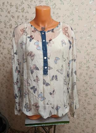 Блкза из шелка италия