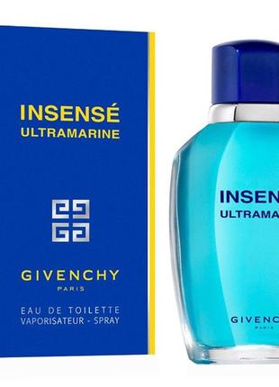 Мужские духи givenchy insense ultramarine (живанши инсенс ультрамарин) туалетная вода 100 ml/мл лицензия