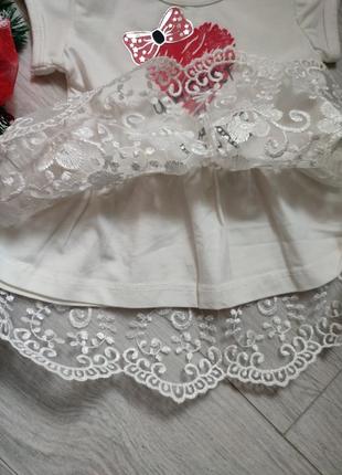 Нове чарівне платтячко на дівчинку3 фото