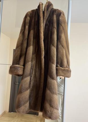 Шуба норковая скандинавка saga mink