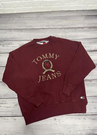 Вінтажний світшот tommy hilfiger