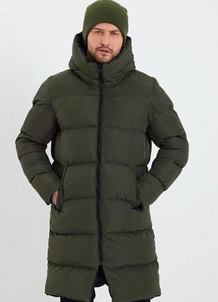 Зимова чоловіча двустороння куртка - пуховик / утеплені куртки , пуховики на зиму для чоловіків3 фото