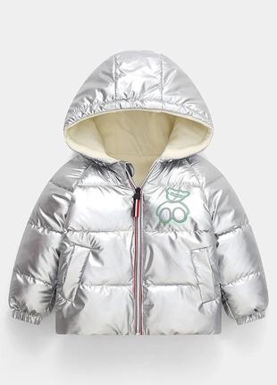 Тепла демо куртка для дівчаток