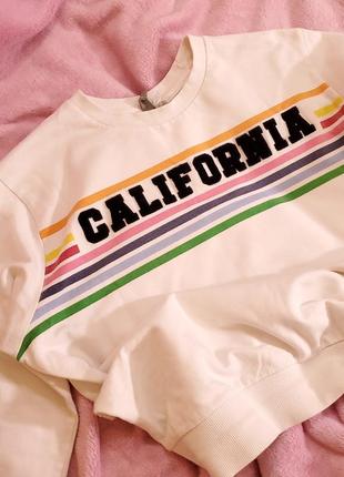 Свитшот, худи, кофта, толстовка california h&amp;m