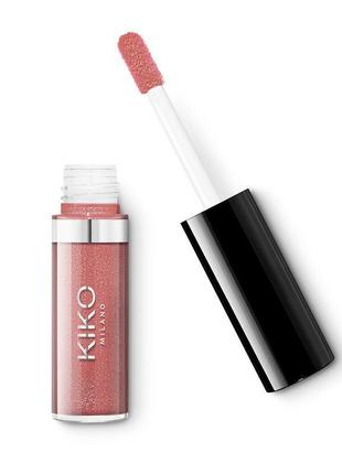 1, перламутровый блеск для губ  кико kiko milano on the go lip gloss цвет 012 фото