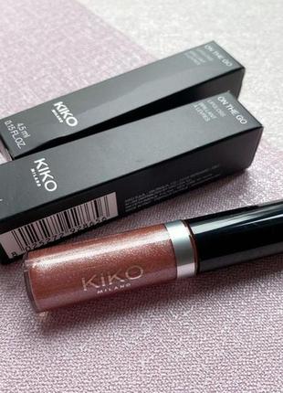 1, перламутровый блеск для губ  кико kiko milano on the go lip gloss цвет 01