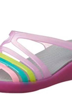 Босоніжки жіночі сандалі crocs isabella mini sandal ( 25-25,5 см розмір w9) оригінал4 фото