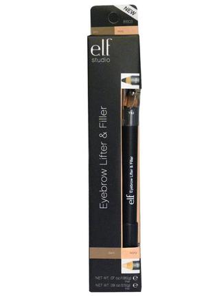 Двосторонній олівець для брів e. l. f. eyebrow lifter & filler відтінок dark/ivory3 фото