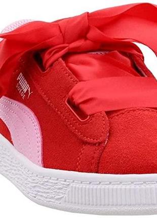 Замшеві кеди снікерси кросівки пума puma junior suede heart radicals оригінал сша розмір 24 см, 25 см3 фото