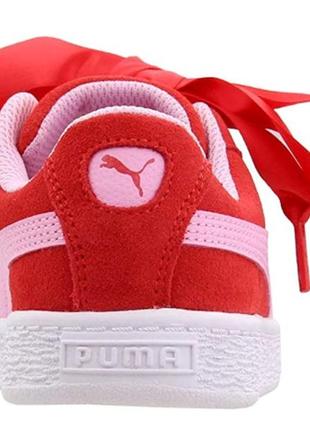 Замшеві кеди снікерси кросівки пума puma junior suede heart radicals оригінал сша розмір 24 см, 25 см4 фото
