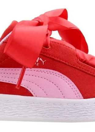 Замшеві кеди снікерси кросівки пума puma junior suede heart radicals оригінал сша розмір 24 см, 25 см2 фото