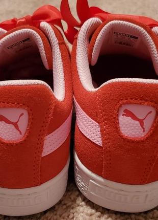 Замшеві кеди снікерси кросівки пума puma junior suede heart radicals оригінал сша розмір 24 см, 25 см7 фото