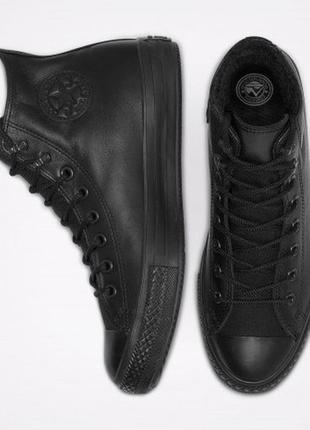 Converse chuck taylor all one winter размер 39,5 - 25,5 см  кожаные зимние  кеды  конверс  оригинал