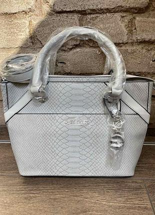 1, стильная городская серая сумочка гуесс guess garden grove оригинал