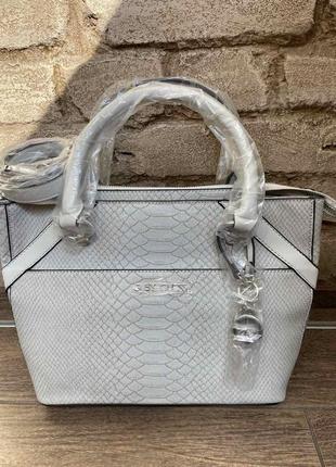 Деловая классическая сумка guess garden grove оригинал