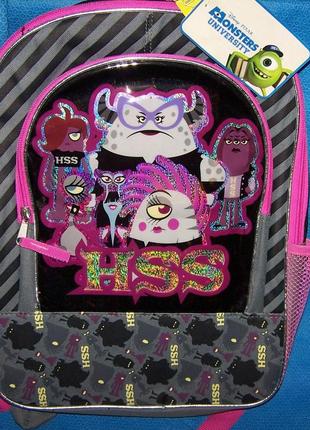 1, стильный  и удобный рюкзак disney pixar monsters university hss school book bag   америка