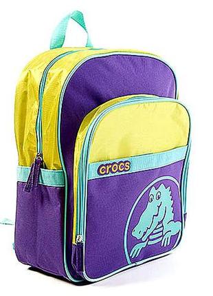 Рюкзак шкільний crocs фіолетовий крокс оригінал