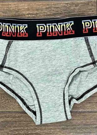 1, трусики шортики pink от виктория сикрет low-rise hipster victorias secret оригинал  размер s