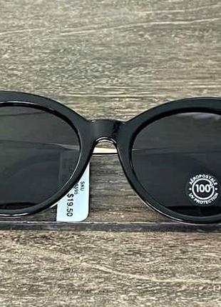 1, черные  очки с металлической золотой дужкой aeropostale  оригинал3 фото