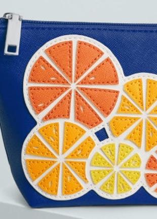 1. красиві дорожні косметички манго з аплікаціями з гаманцем гаманцем mango іспанія3 фото