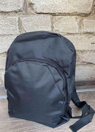 Рюкзак  небольшой  черный  плотный  прорезиненный1 фото