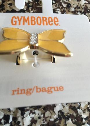 1, колечко желтая бабочка gymboree оригинал (сша)4 фото
