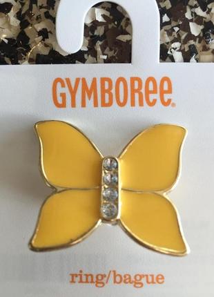 1, колечко желтая бабочка gymboree оригинал (сша)5 фото